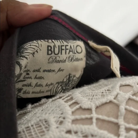 Buffalo David Bitton Gray Asymmetrical Wrap Sundress - Picture 2 of 15